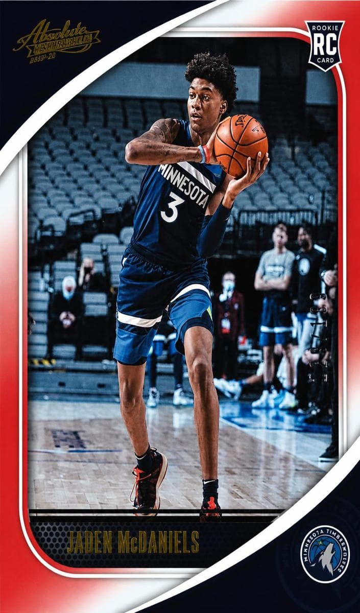 Jaden McDaniels 2020 panini