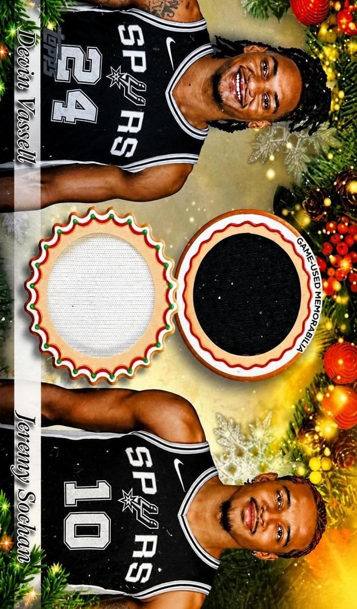 Devin Vassell / Jeremy Sochan trading card