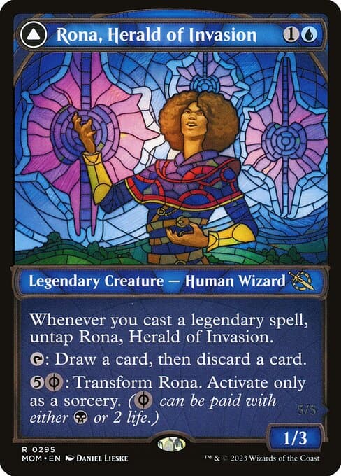Rona, Herald of Invasion // Rona, Tolarian Obliterator #295