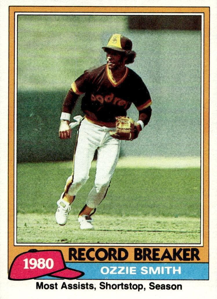 Ozzie Smith 1981 topps Topps