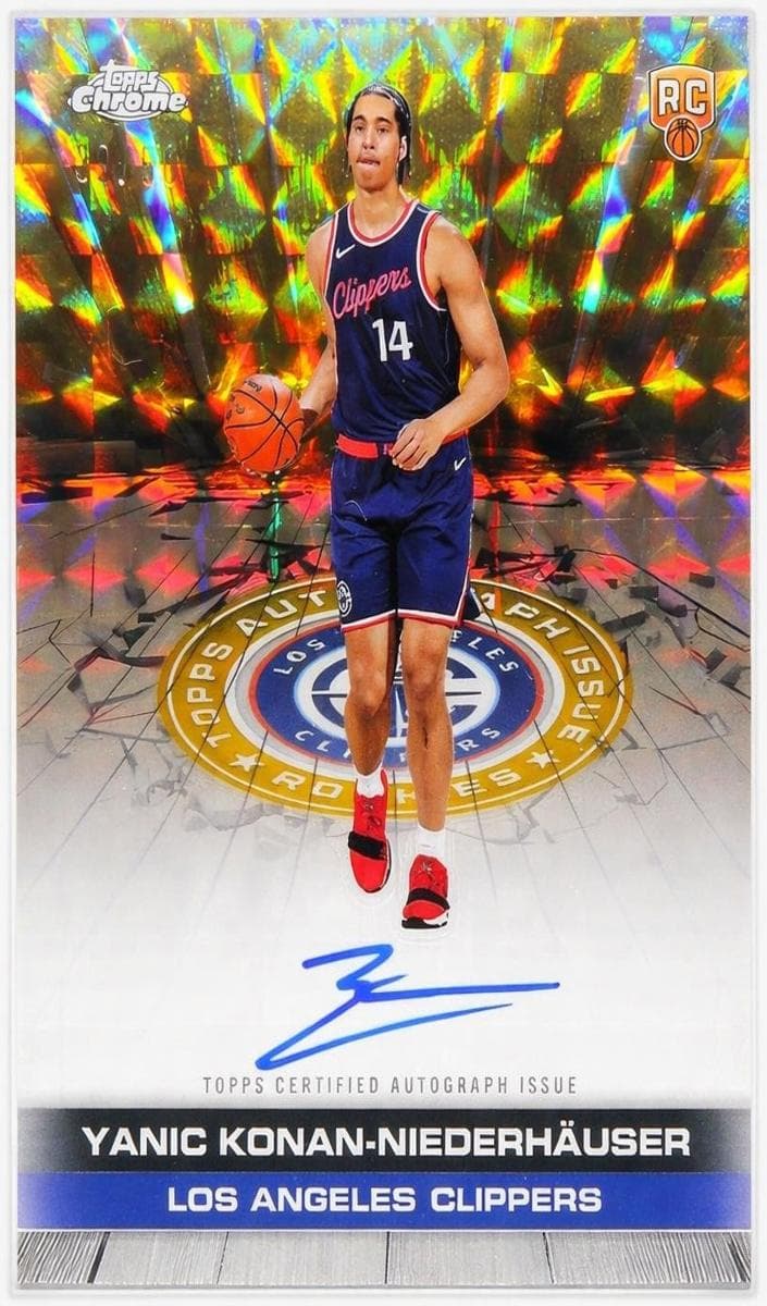 Yanic Konan-Niederhauser 2025 topps Topps Chrome