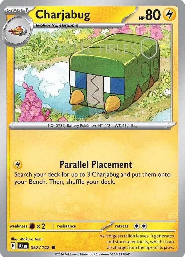 Charjabug trading card