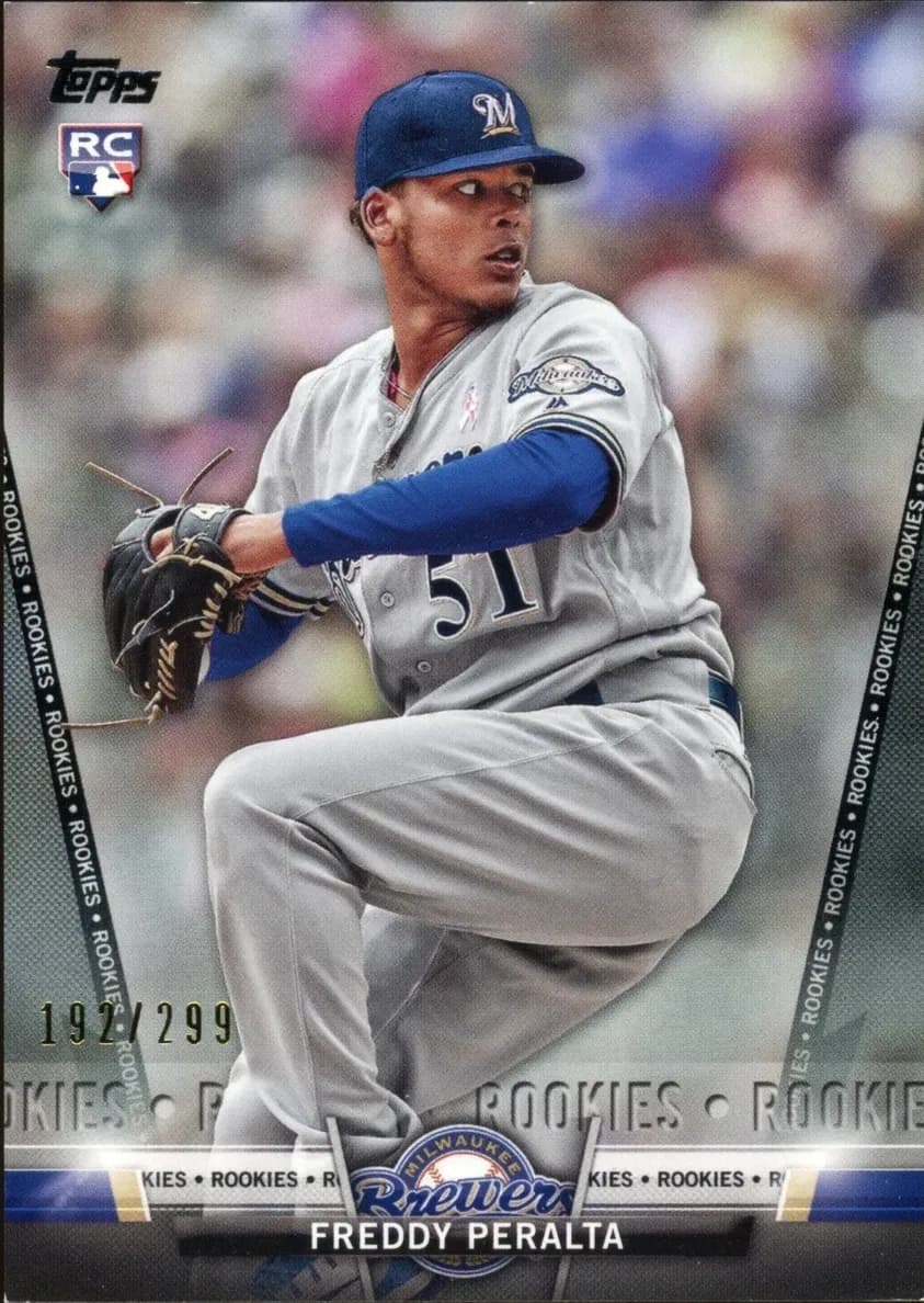 Freddy Peralta 2018 topps Topps Update