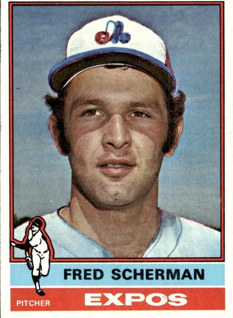 Fred Scherman 1976 topps Topps