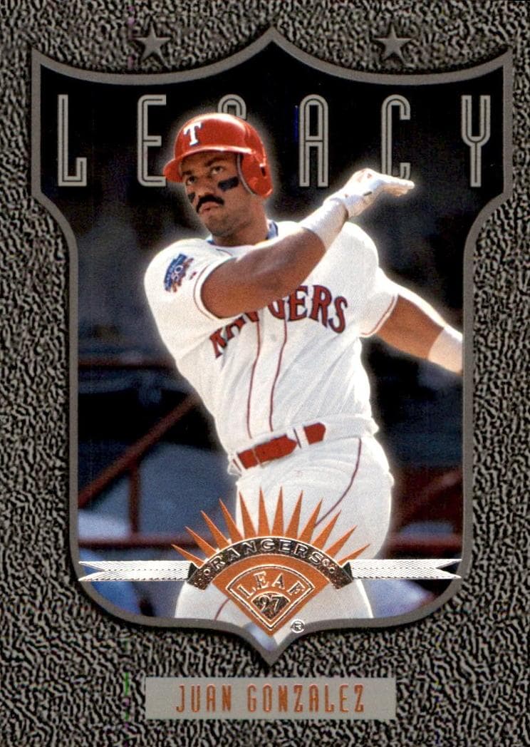 Juan Gonzalez 1997 leaf Leaf