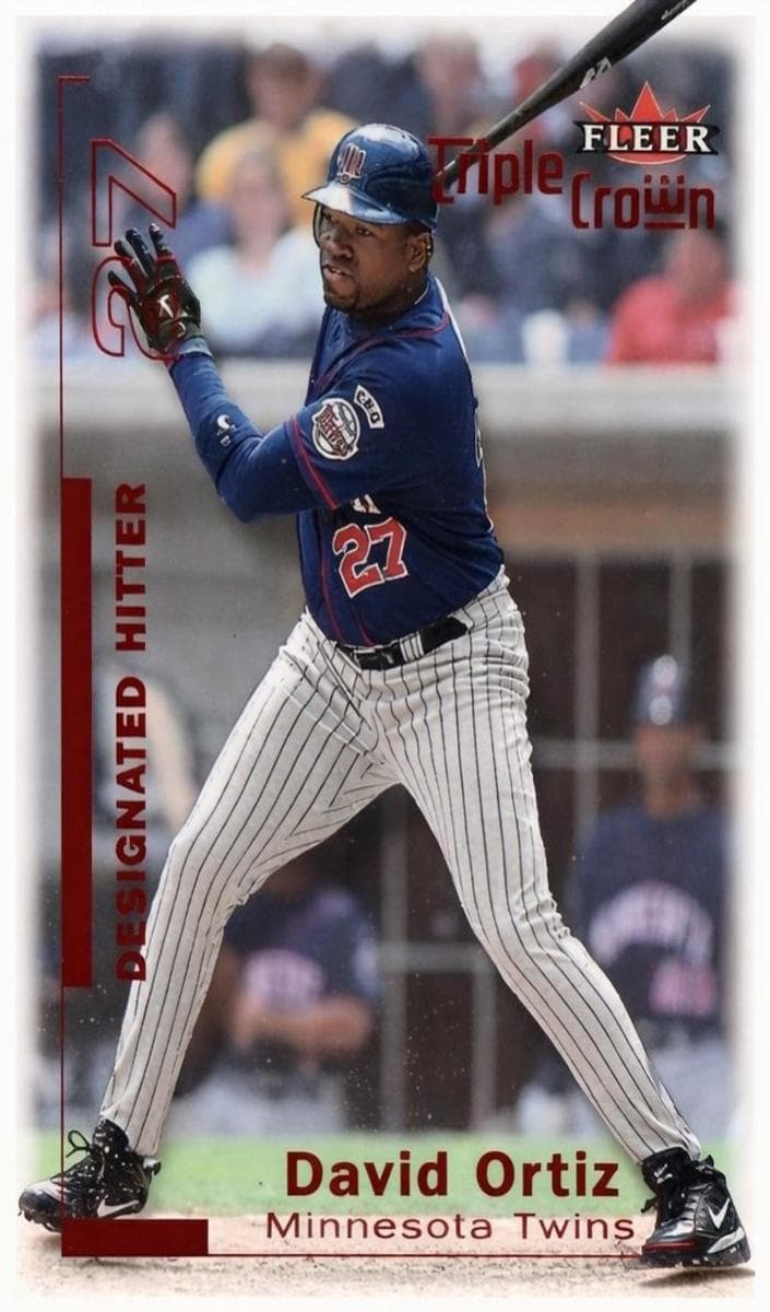 David Ortiz 2001 fleer Fleer Triple Crown