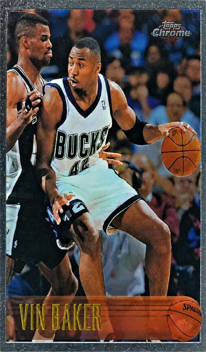 Vin Baker 1996 topps Chrome