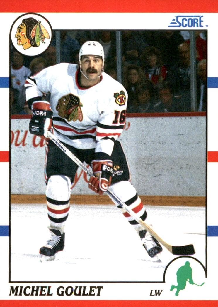 Michel Goulet 1990 panini Score (CA)