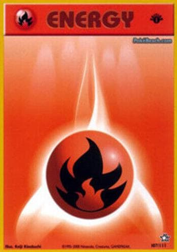 Fire Energy trading card
