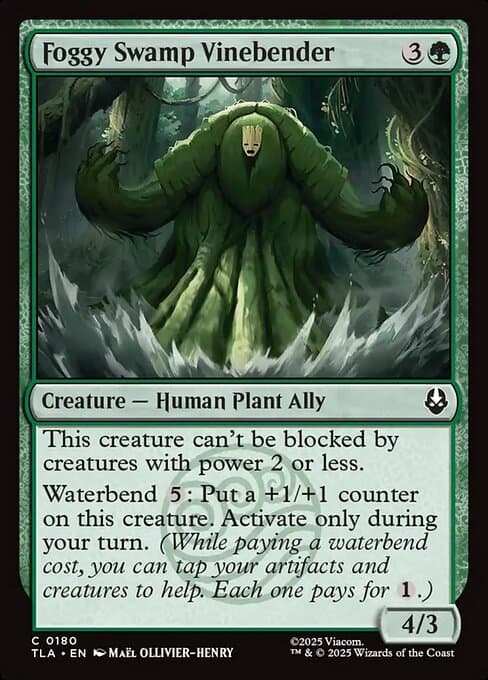 Foggy Swamp Vinebender 2025 Magic: The Gathering Avatar: The Last Airbender