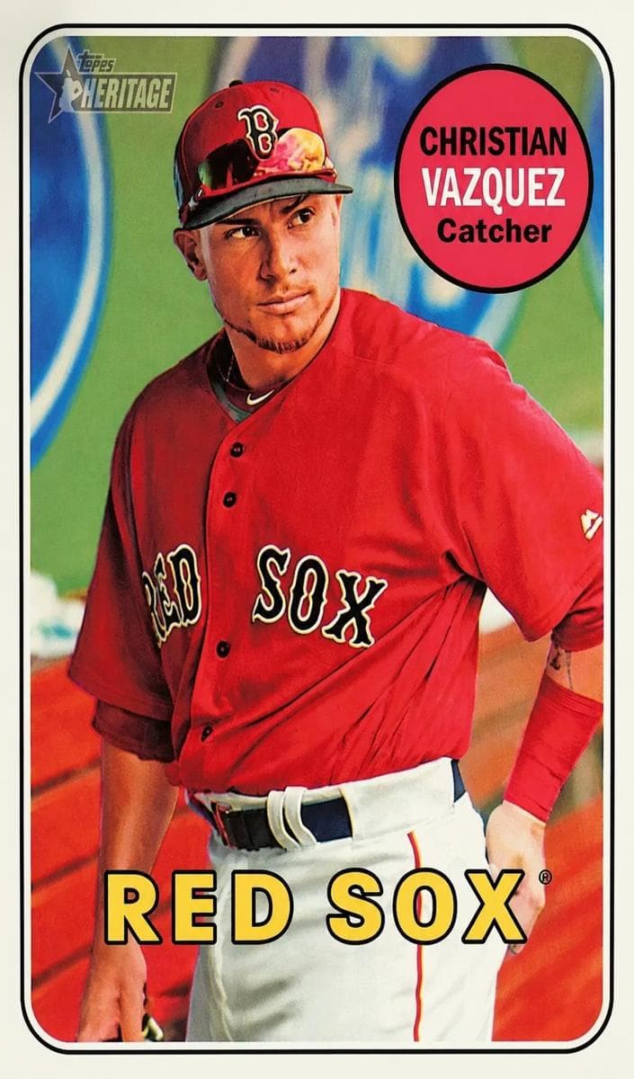 Christian Vazquez 2018 topps