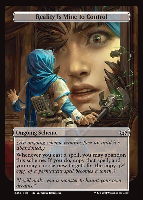 Reality Is Mine to Control 2024 Magic: The Gathering Duskmourn: House of Horror Commander