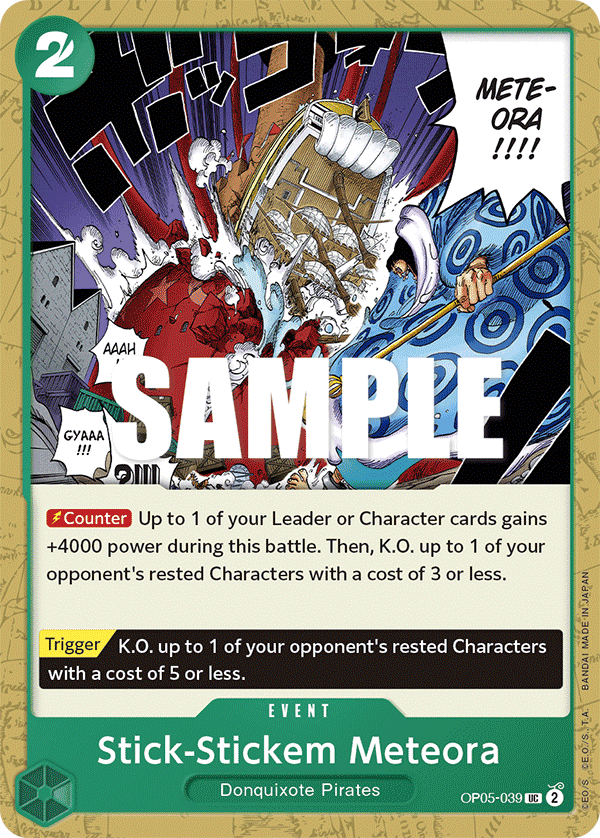 Stick-Stickem Meteora 2023 One Piece Japanese Awakening of the New Era