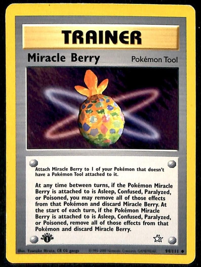 Miracle Berry trading card