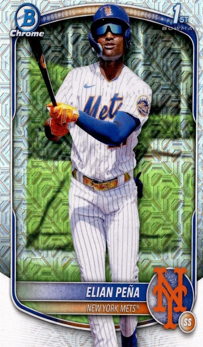 Elian Peña trading card