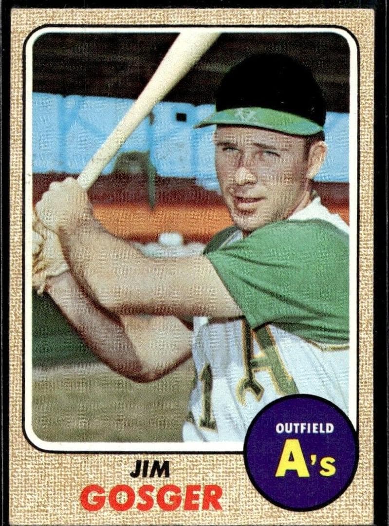Jim Gosger 1968 topps Topps