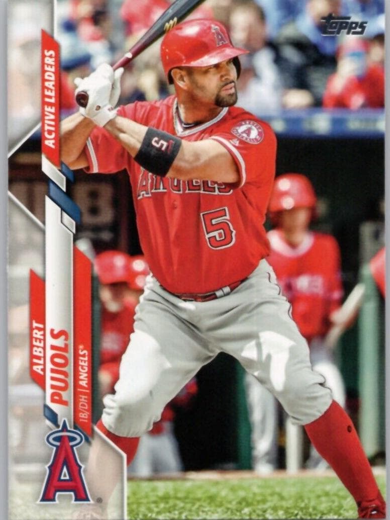 Albert Pujols 2020 topps Topps Update