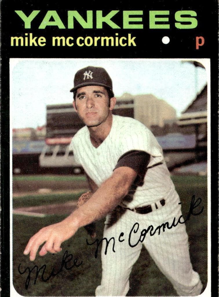 Mike McCormick 1971 topps Topps
