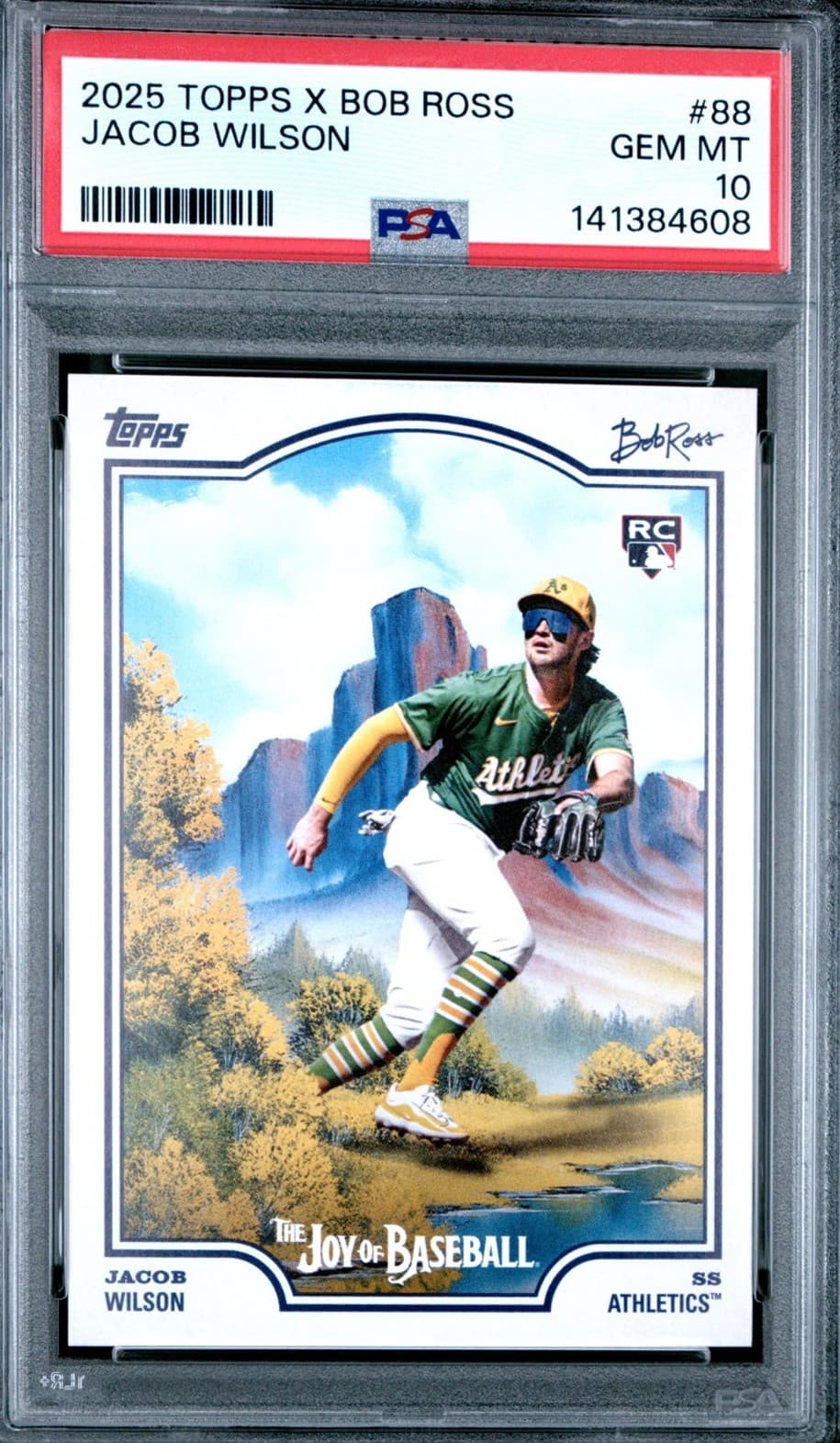 JACOB WILSON X BOB ROSS JOY OF 2025 Topps 2025 Topps