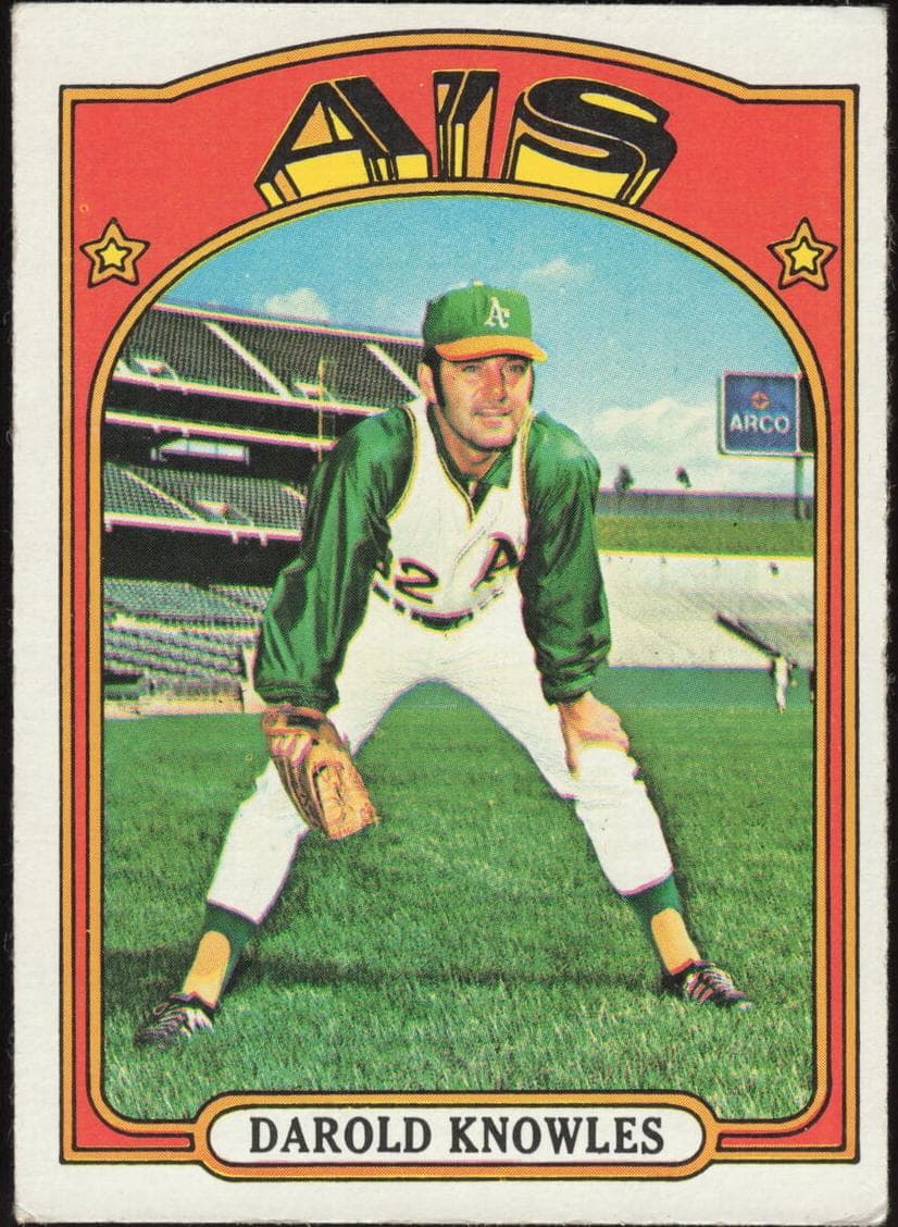Darold Knowles 1972 topps Topps