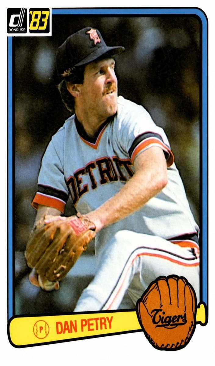 Dan Petry 1983 panini Donruss