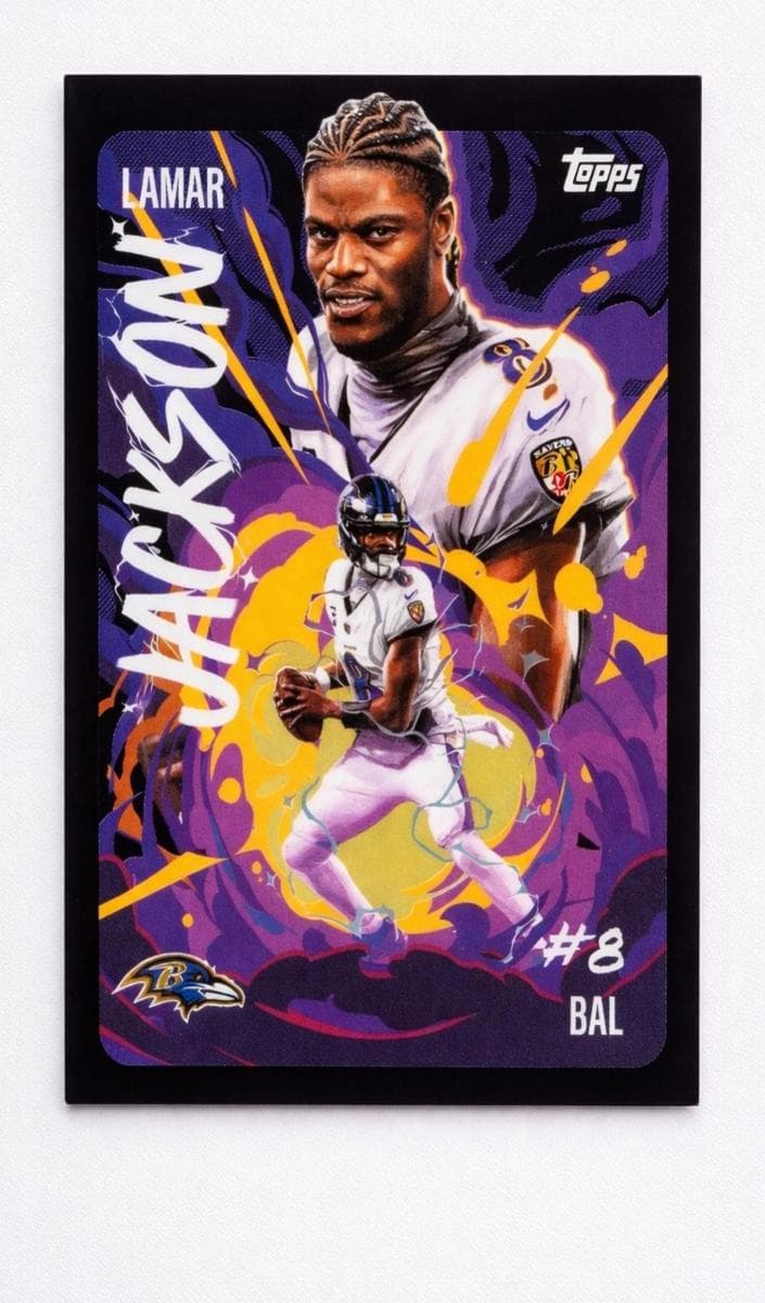Lamar Jackson 2025 topps
