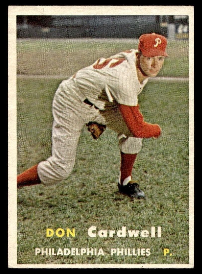 Don Cardwell 1957 topps Topps