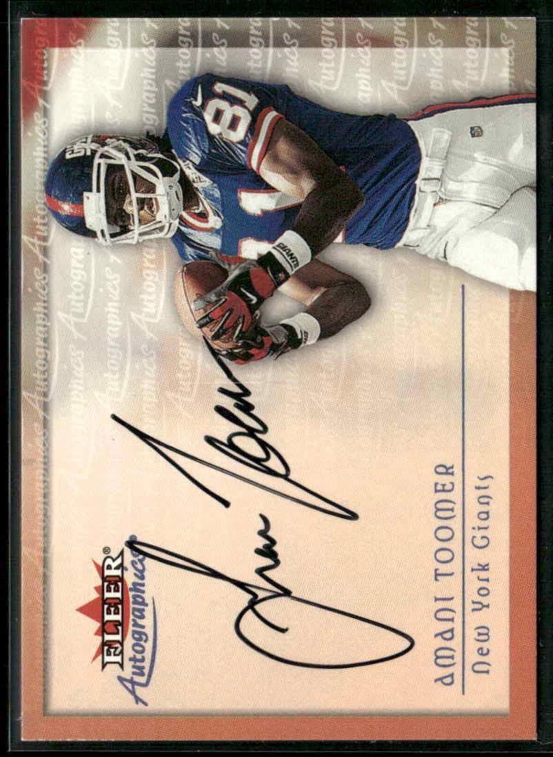 Amani Toomer 2000 fleer