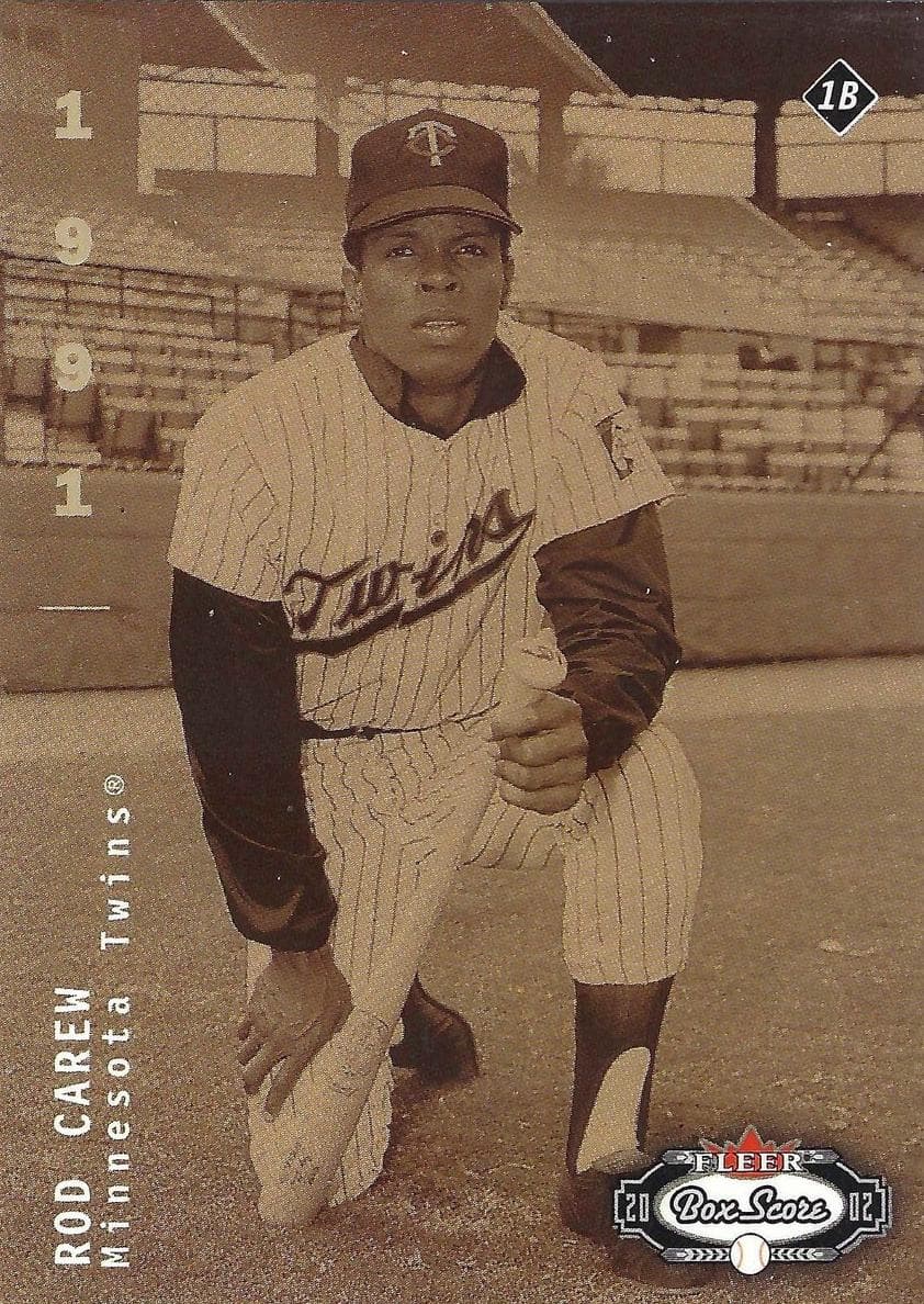 Rod Carew 2002 fleer