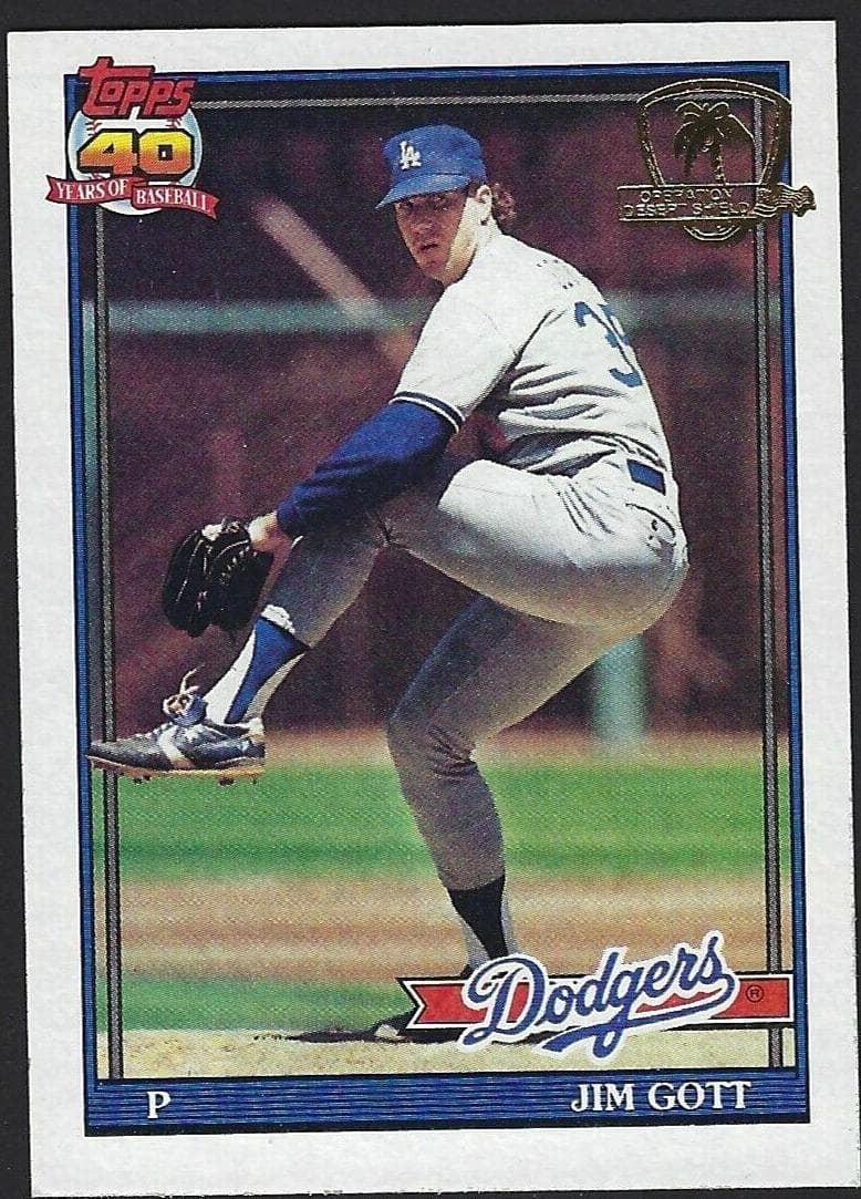 Jim Gott 1991 topps Topps