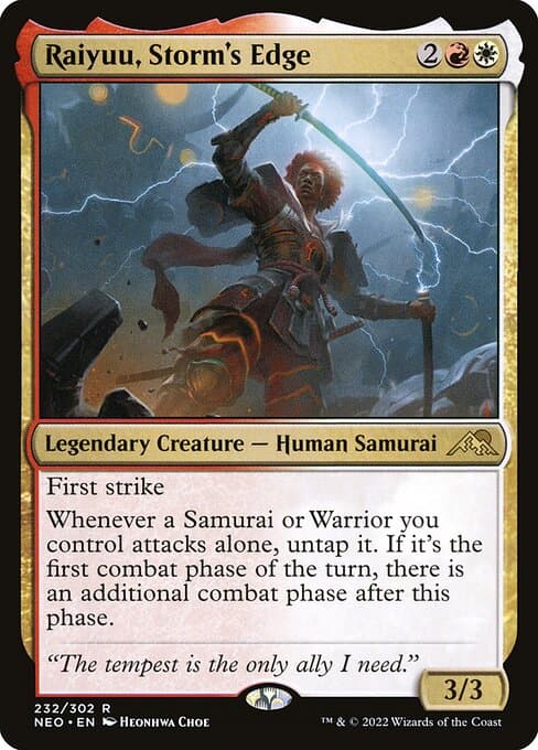 Raiyuu, Storm's Edge #232