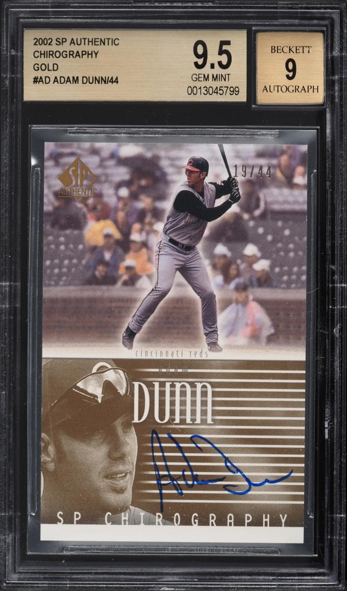 Adam Dunn 2002 unknown SP Authentic
