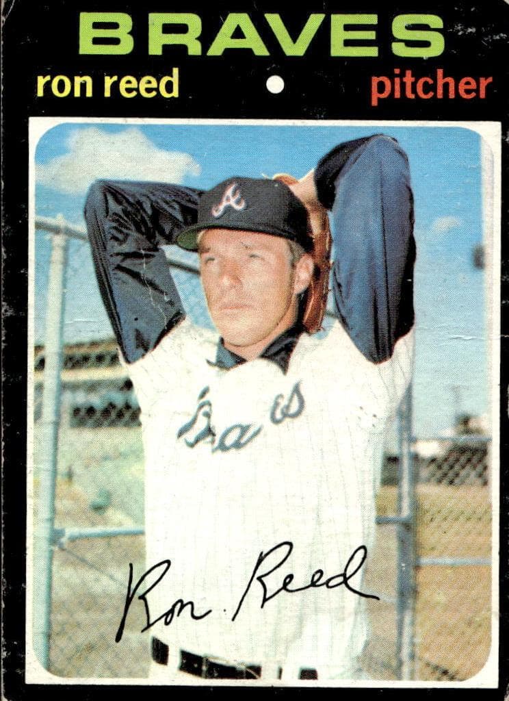 Ron Reed 1971 topps