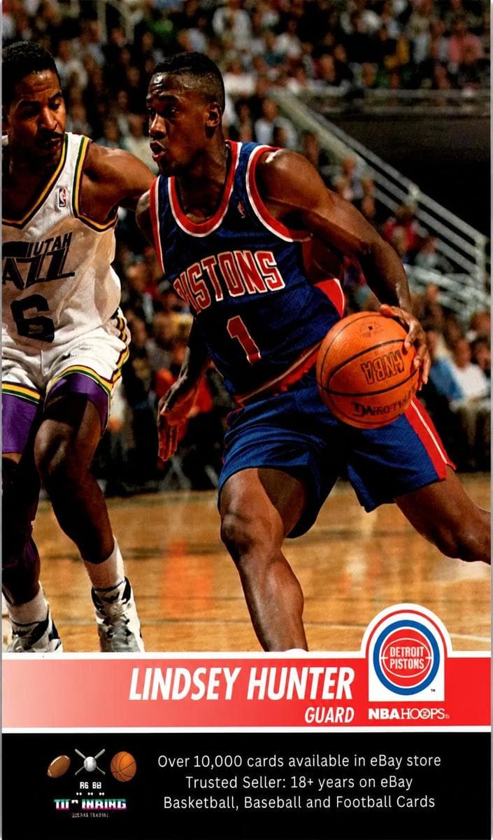 Lindsey Hunter 1994 panini Hoops