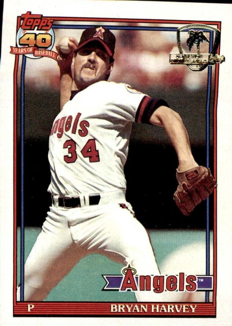 Bryan Harvey 1991 topps O-Pee-Chee