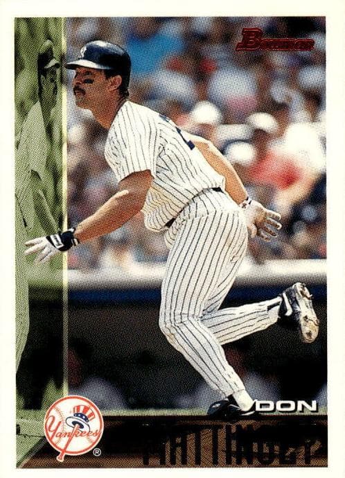 Don Mattingly 1995 bowman Bowman