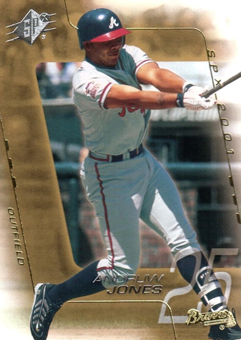 Andruw Jones 2001 unknown SPx