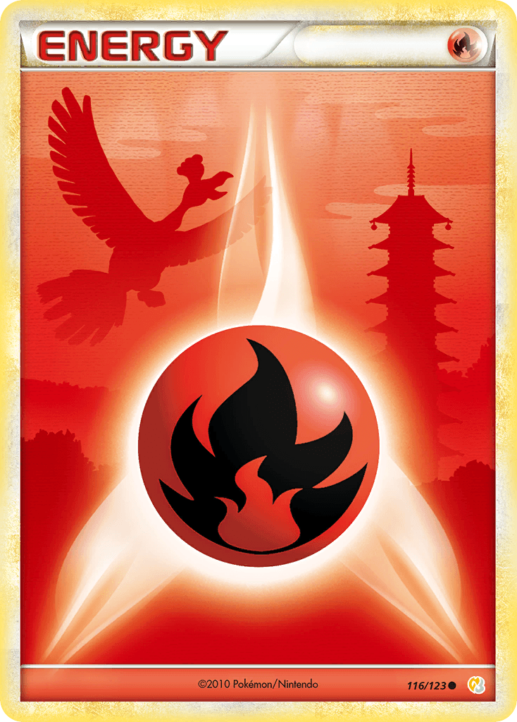 Fire Energy 2010 Pokemon HeartGold & SoulSilver