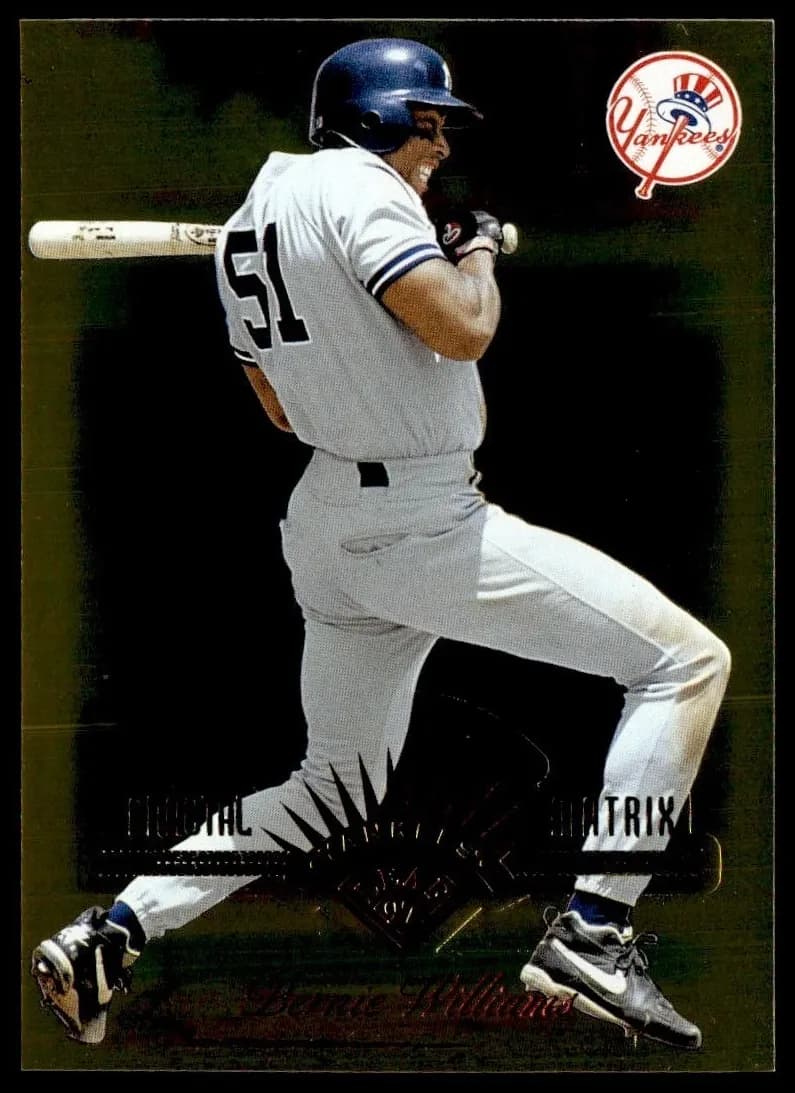 Bernie Williams 1997 leaf Leaf