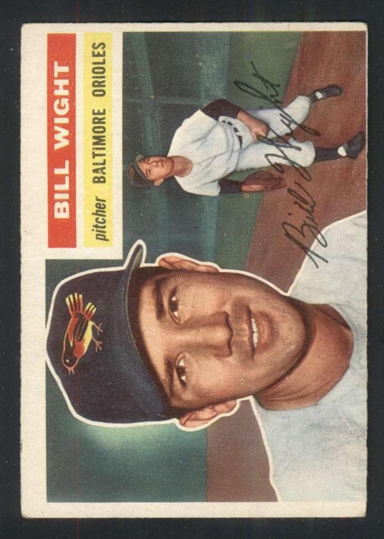 Bill Wight 1956 topps Topps