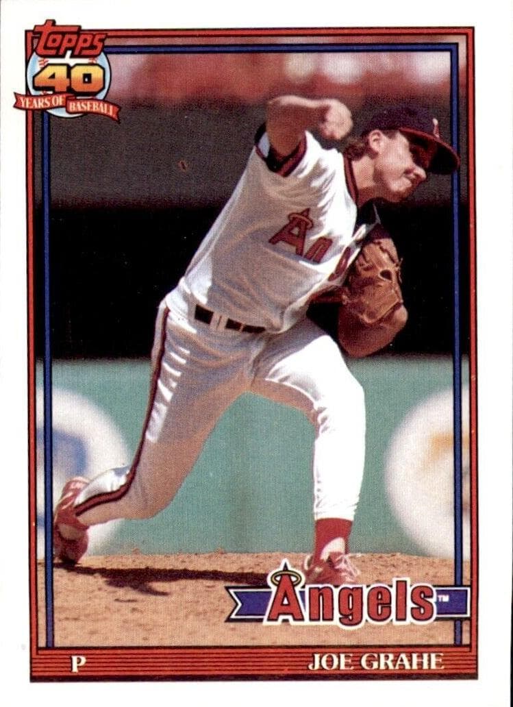 Joe Grahe 1991 topps Topps