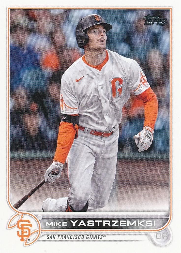 Mike Yastrzemski trading card