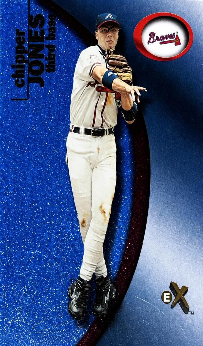 Chipper Jones 2001 fleer Fleer E-X