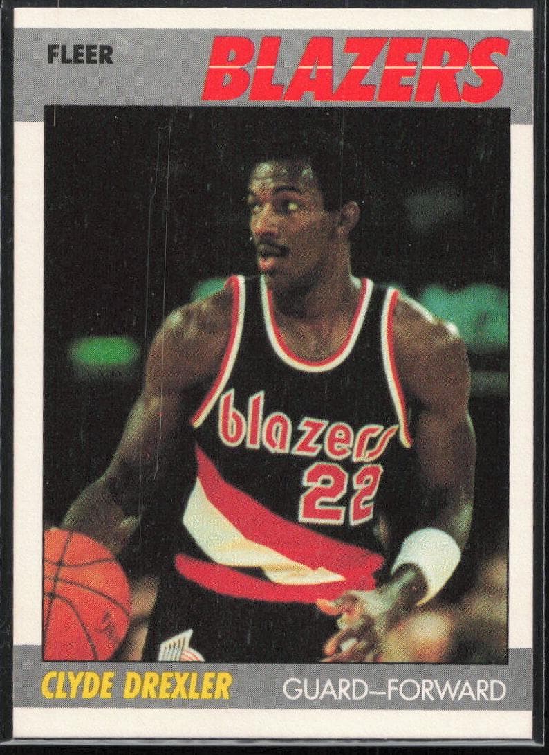 Clyde Drexler trading card