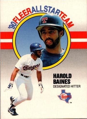 Harold Baines 1990 fleer Fleer