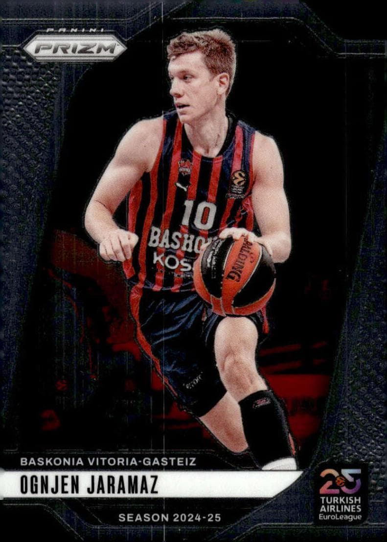 Ognjen Jaramaz 2024 panini Prizm Turkish Airlines Euroleague Basketball Snakeskin
