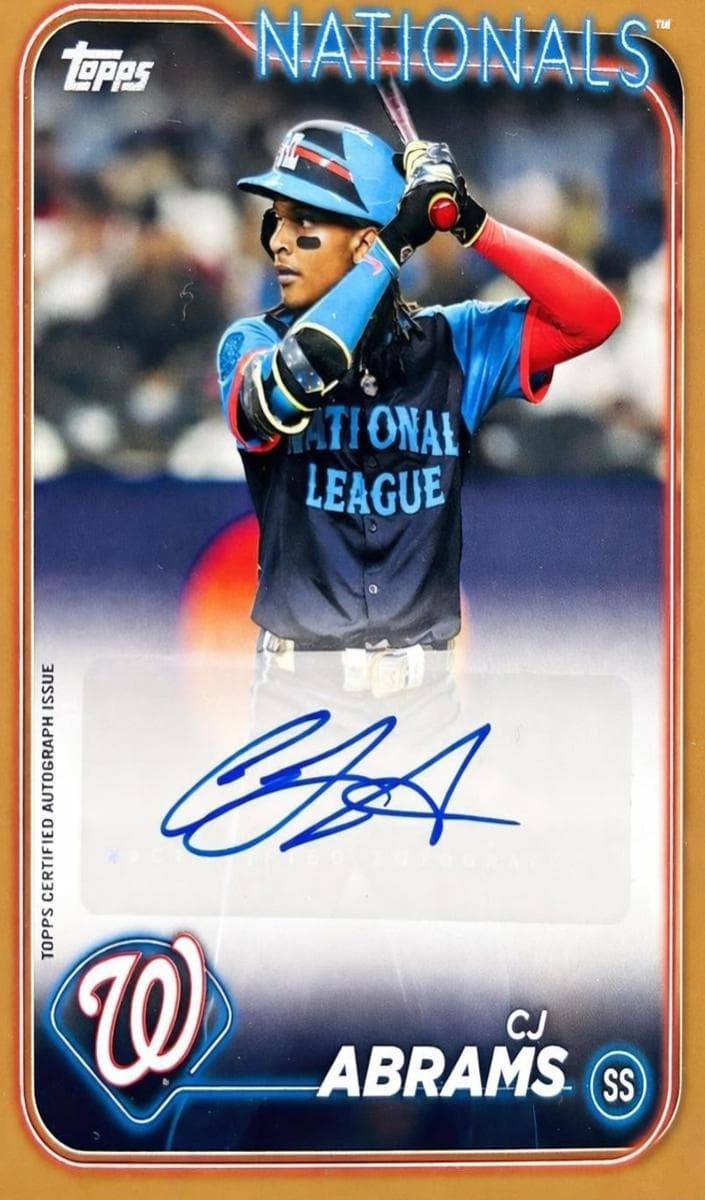 CJ Abrams 2024 topps Topps Update