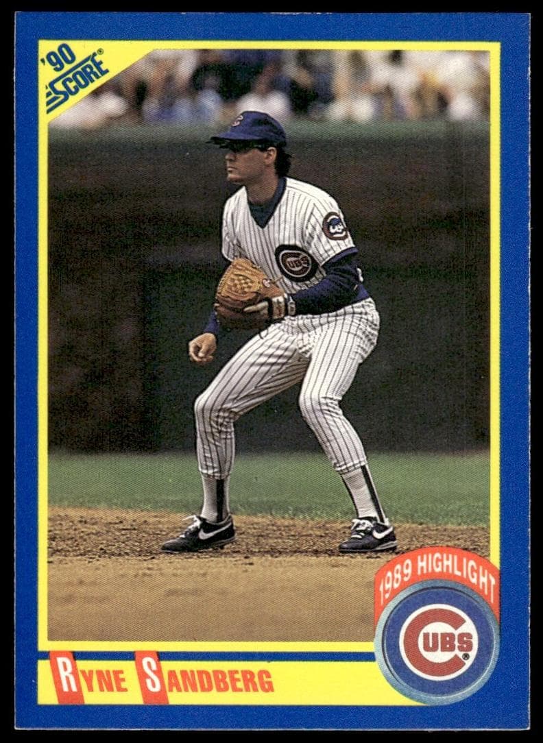Ryne Sandberg 1990 panini Score