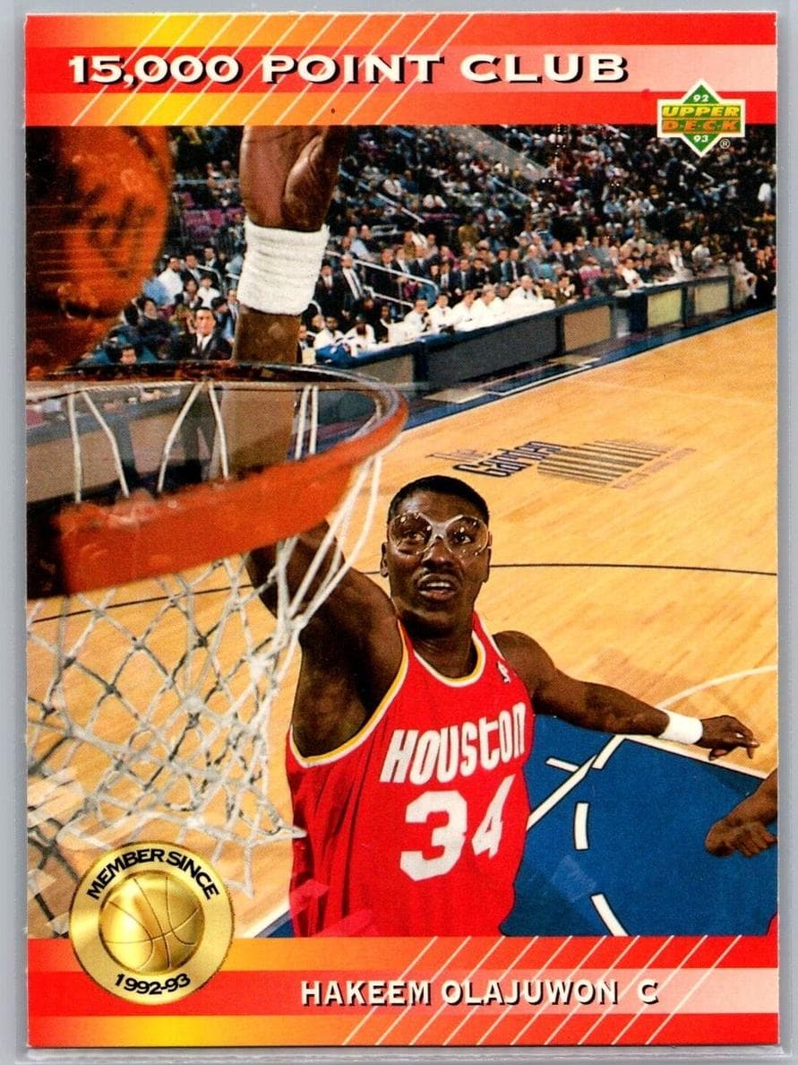 Hakeem Olajuwon 1992 upper-deck Upper Deck