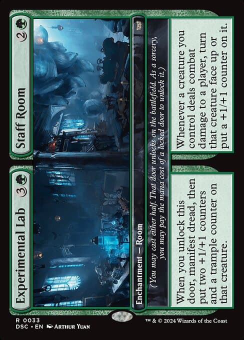 Experimental Lab // Staff Room 2024 Magic: The Gathering Duskmourn: House of Horror Commander
